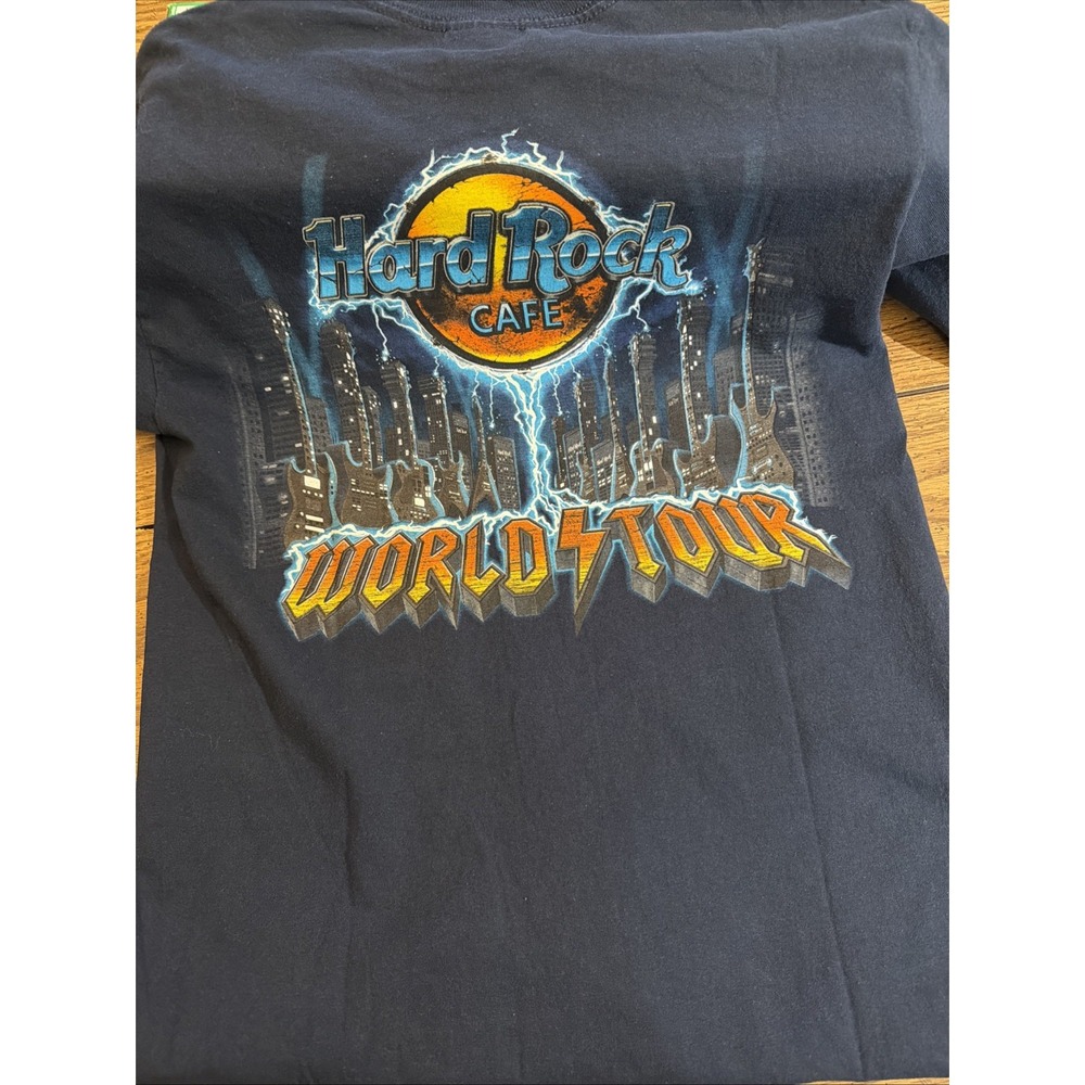 Hard Rock Cafe Washington DC World Tour Graphic T-Shirt Navy Mens M Alstyle
